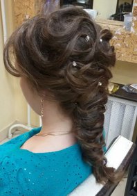  Вечерняя прическа (О18793)