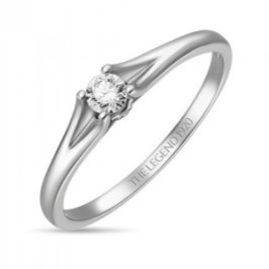 Помолвочное кольцо R01-SL06-015-G2-М12498 - Ювелирный бренд Московский ювелирный завод