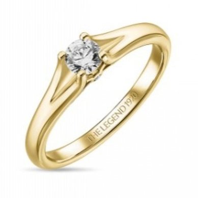 Помолвочное кольцо R01-SL06-020-G2-М12500 - Ювелирный бренд Московский ювелирный завод